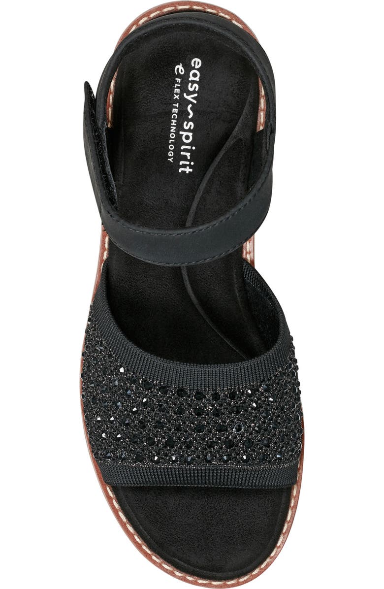 Easy Spirit Jaela Ankle Sttap Platform Wedge Sandal, Alternate, color,