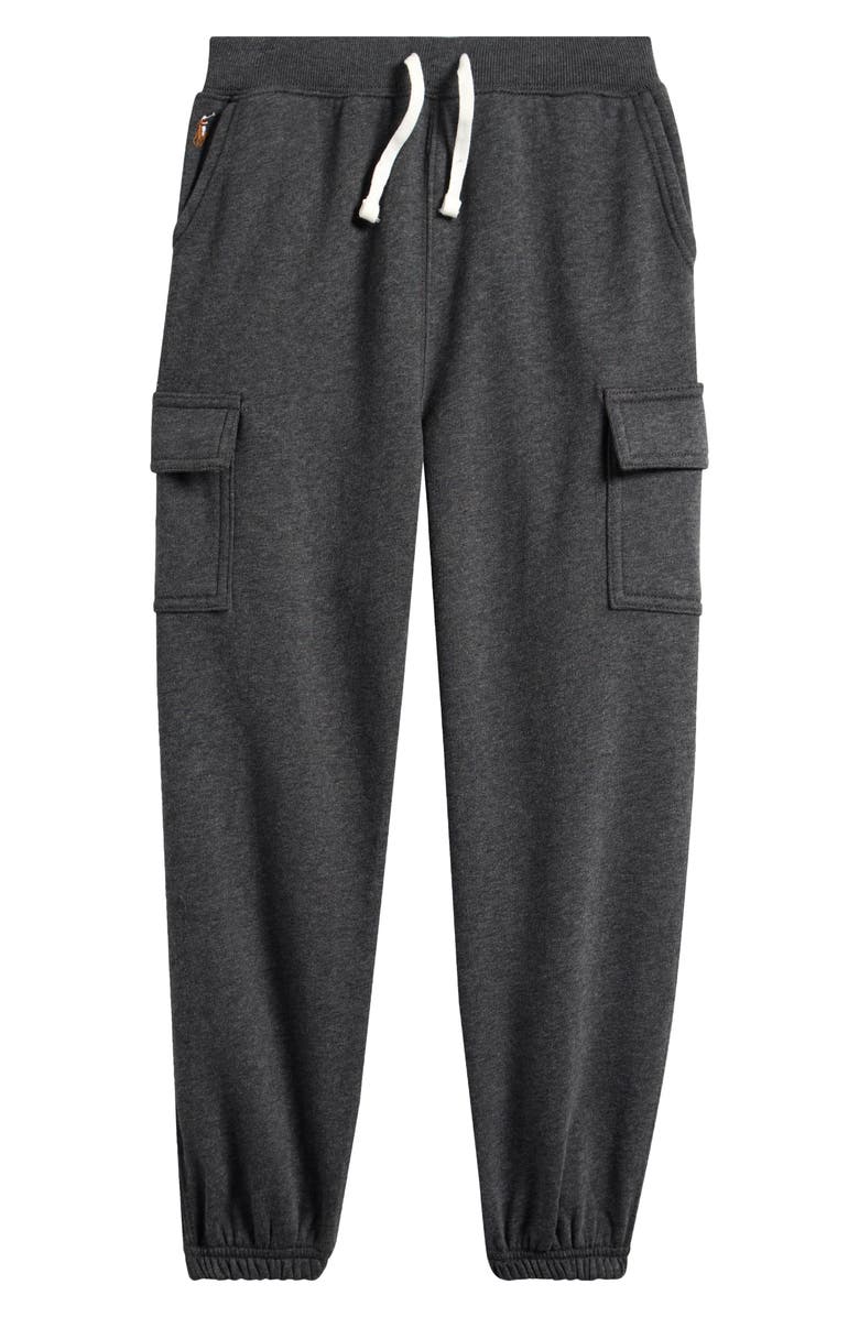 Polo Ralph Lauren Fleece Cotton Blend Sweatpants, Main, color, Windsor Heather