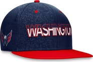 FANATICS Men's Fanatics Branded  Navy/Red Washington Capitals Authentic Pro Rink Two-Tone Snapback Hat