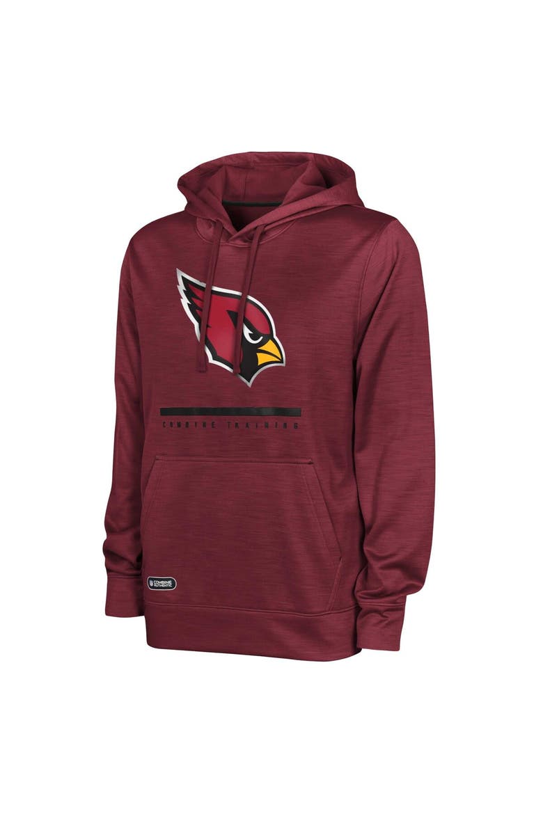 Men's Cardinal Arizona Cardinals Speed Drill Streak Pullover Hoodie, Alternate, color, Cardinal