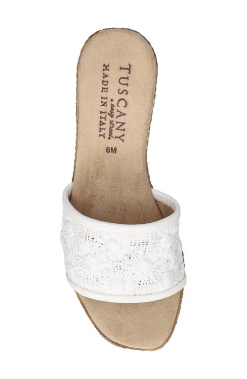 EASY STREET EASY STREET RICCI ESPADRILLE PLATFORM WEDGE SLIDE SANDAL
