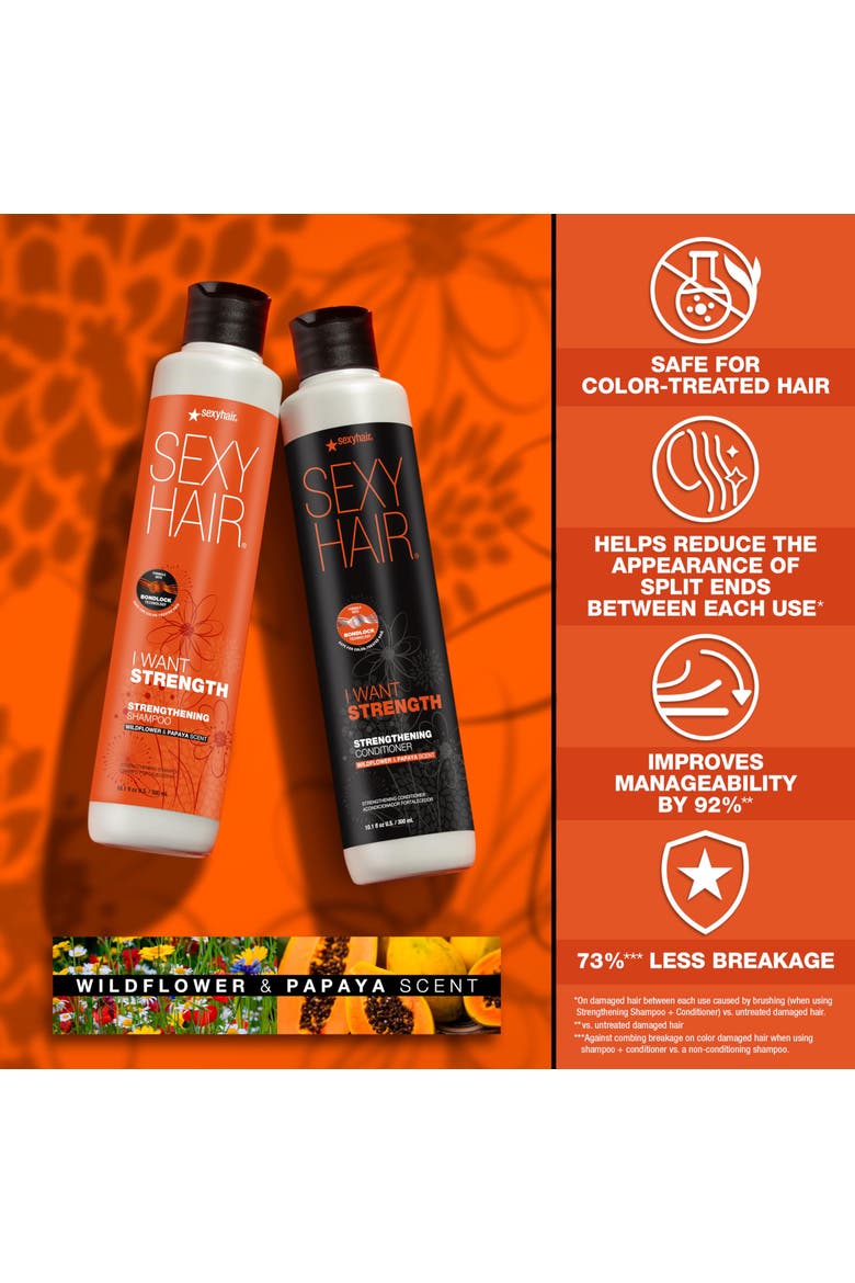 SexyHair I Want Strength Strengthening Conditioner 10.1 oz, Alternate, color, N/A
