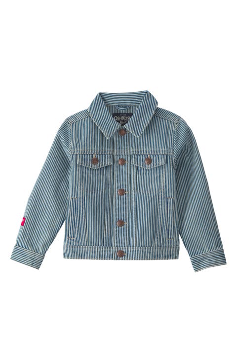 Kids' Hickory Stripe Denim Jacket