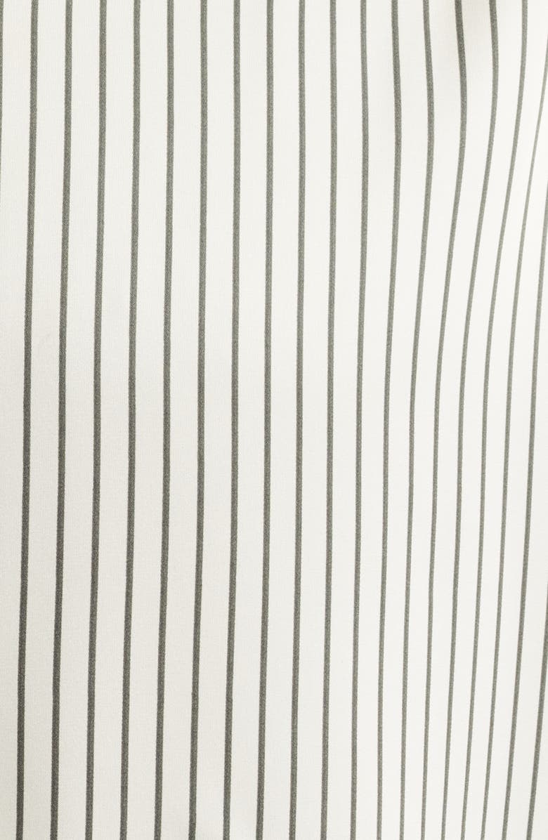 Elwood Executive Stripe Satin Button-Up Shirt, Alternate, color, Quill Stripe