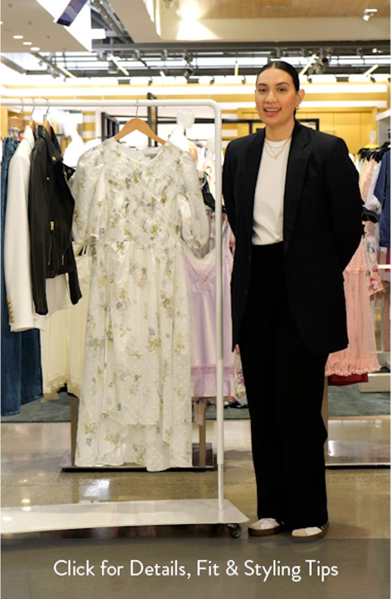 Serene Puff Sleeve Dress, sales video thumbnail