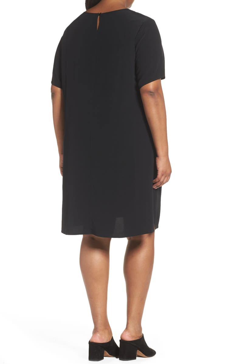 Eileen Fisher Tencel<sup>®</sup> Blend Jersey Shift Dress, Alternate, color, 