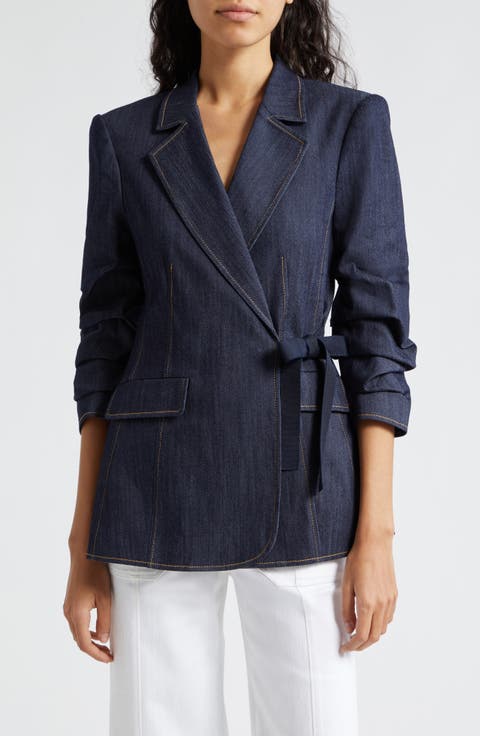 Irie Wrap Front Denim Jacket