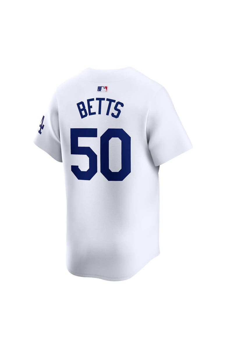 Nike Men's Nike Mookie Betts White Los Angeles Dodgers Home Limited Player Jersey, Alternate, color, White