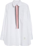 Thom Browne Bow Tie Cotton Oxford Shirt