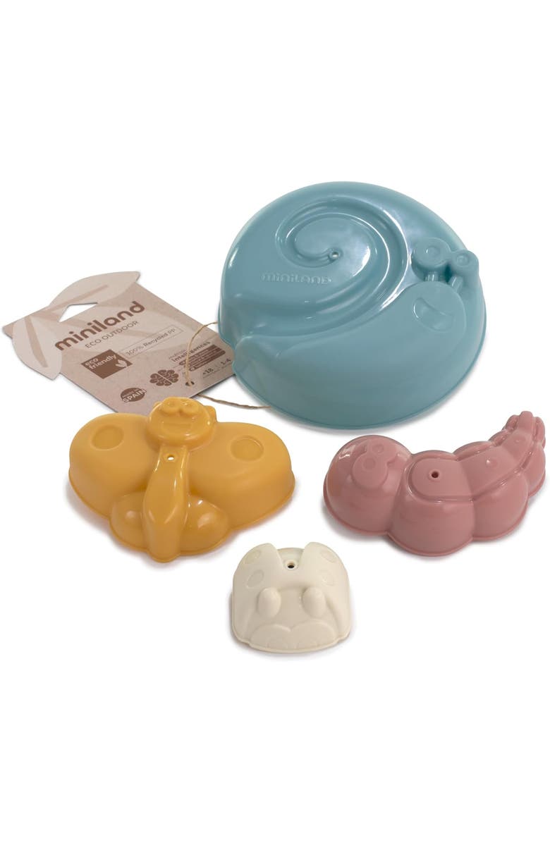 Miniland ECO Sand Molds - Set of 4, Main, color, Multi