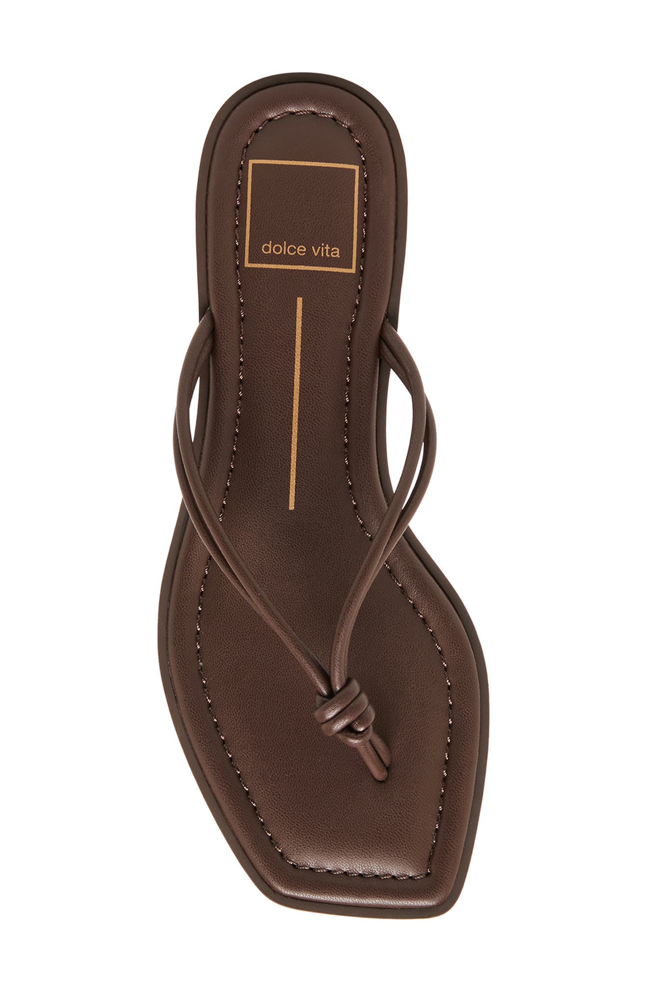 Izaak Flip Flop, Alternate, color, DARK BROWN STELLA