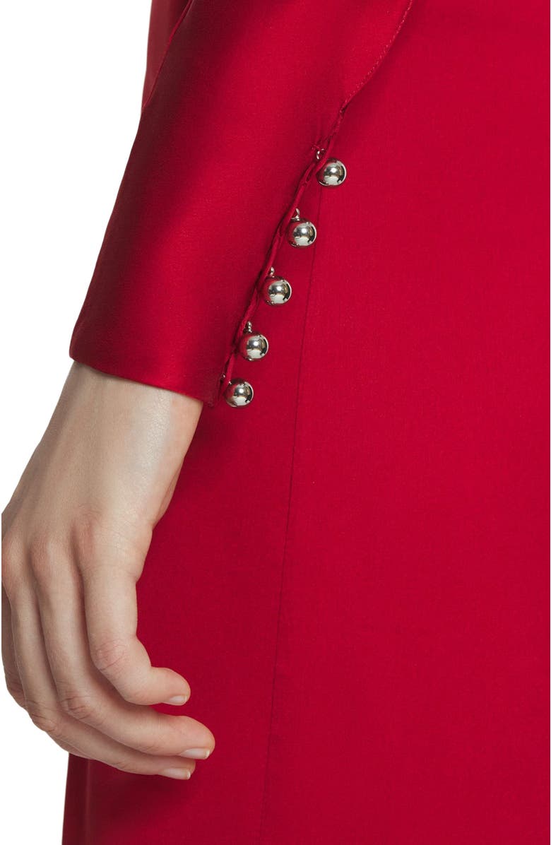 Lanvin FITTED SILK DRESS, Alternate, color, 