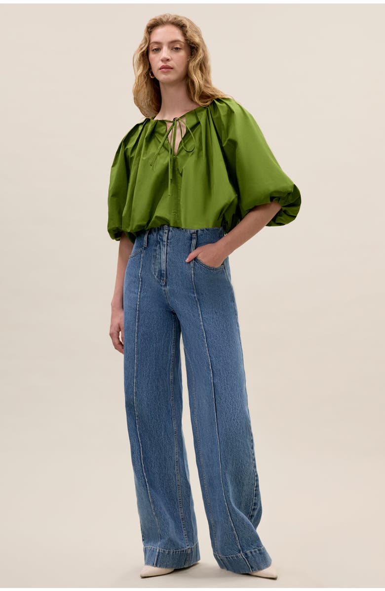 Rebecca Taylor Isla Bubble Top, Alternate, color, Meadow