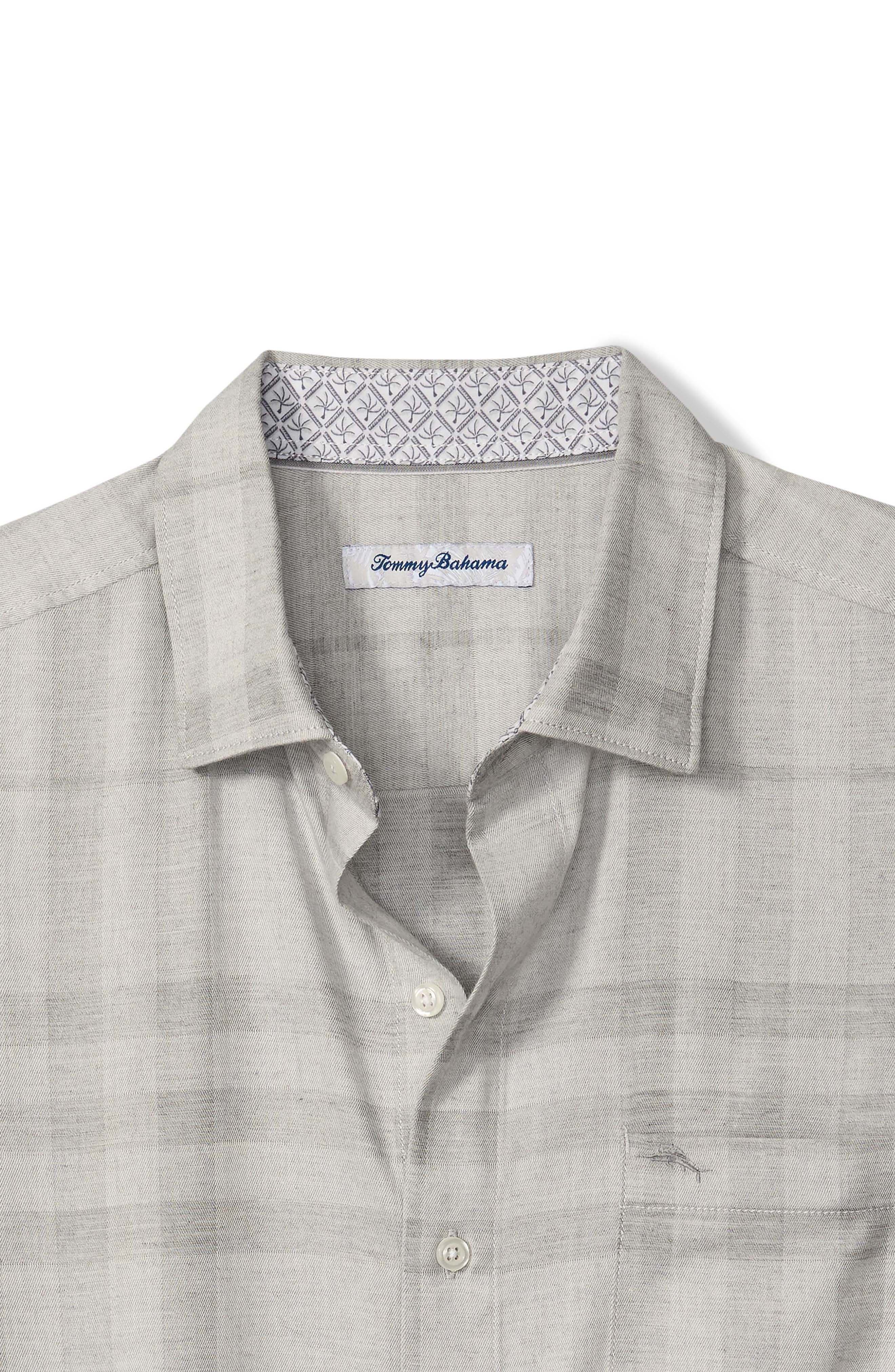 Silver Mist Plaid Button-Up Shirt - image 2