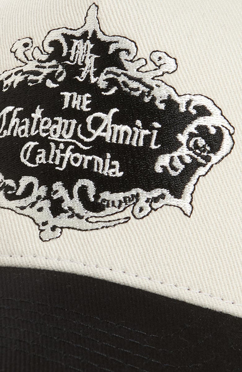 AMIRI Chateau Amiri Baseball Cap, Alternate, color, Black