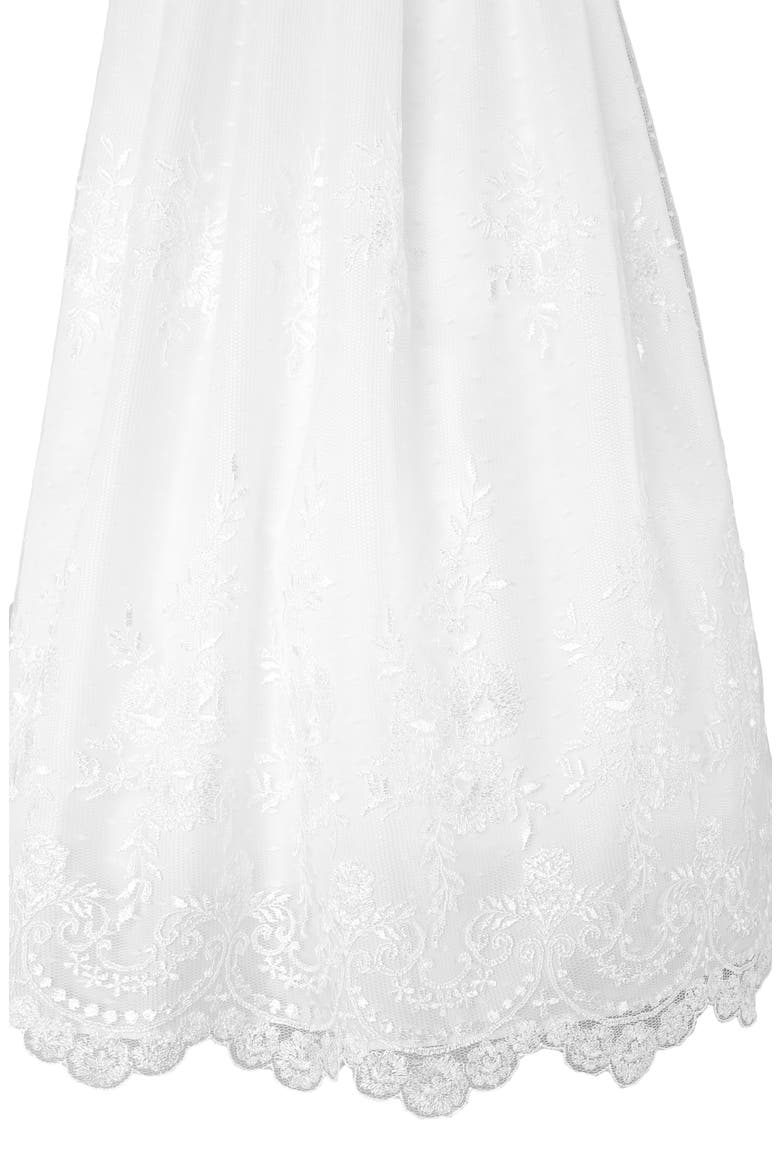 Christening Gown, Shawl, Slip & Bonnet Set, Alternate, color, WHITE