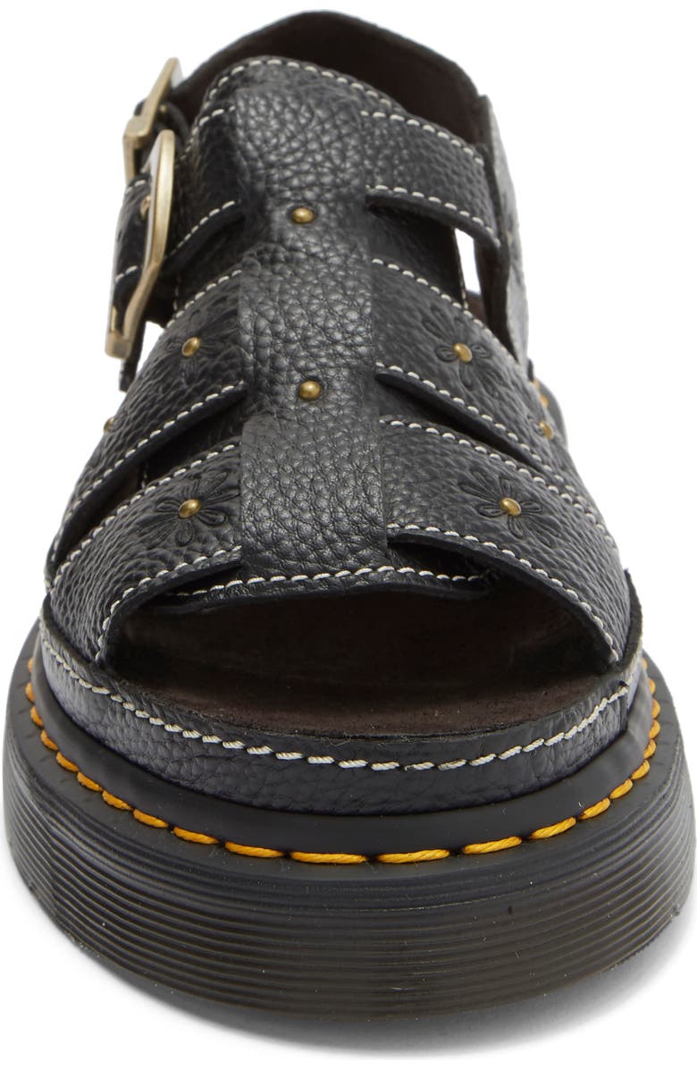 Dr. Martens Wrenile Sandal, Alternate, color, Black