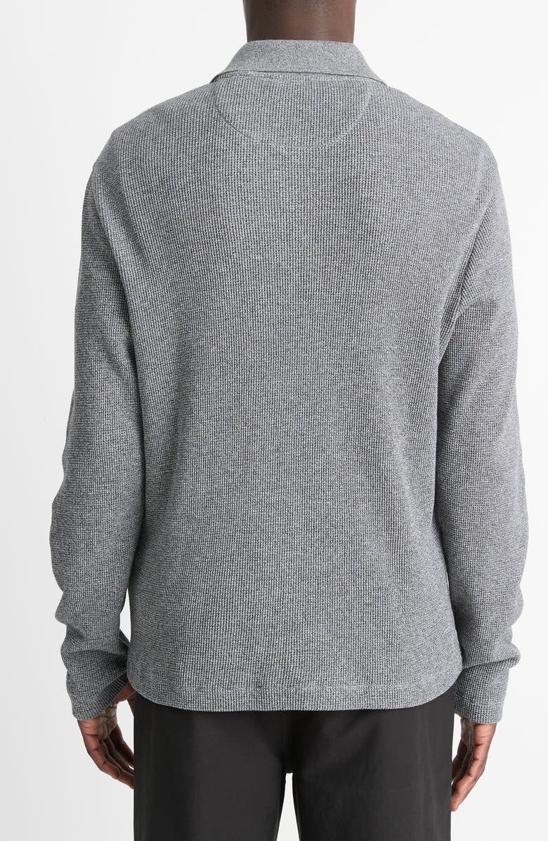 Vince Long Sleeve Thermal Polo, Alternate, color, 