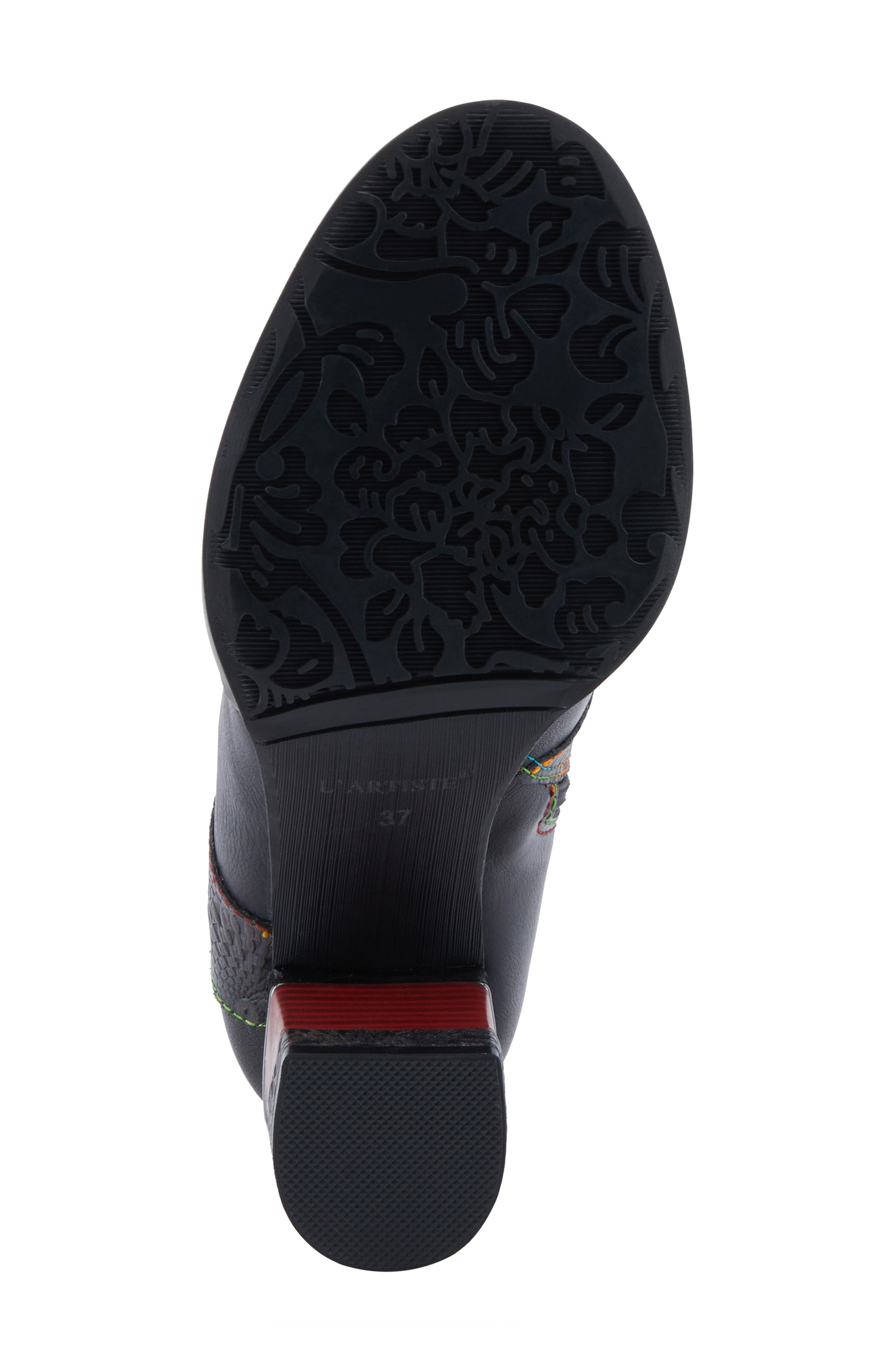 L'Artiste by Spring Step Topanga Block Heel Bootie, Alternate, color, Black