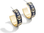 WEAR by Erin Andrews x BaubleBar Minnesota Twins Enamel Hoop Earrings