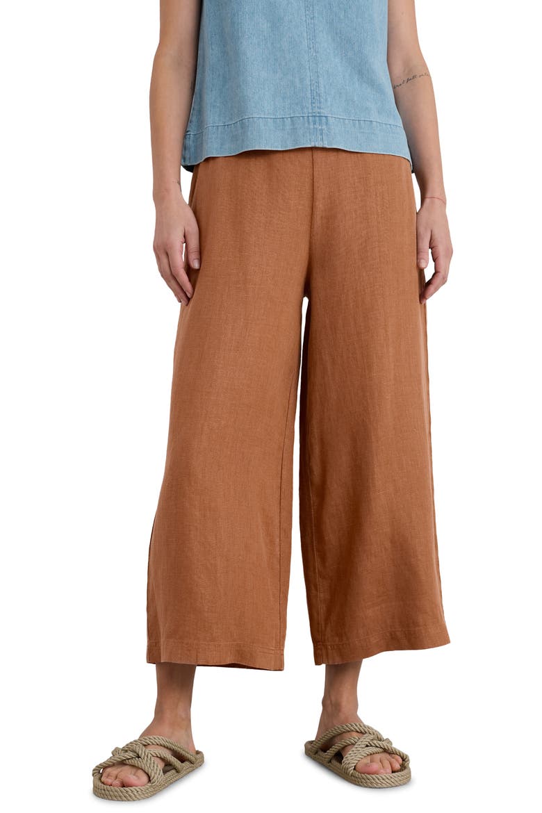 Merrivale Linen Culottes, Main, color, CHUTNEY