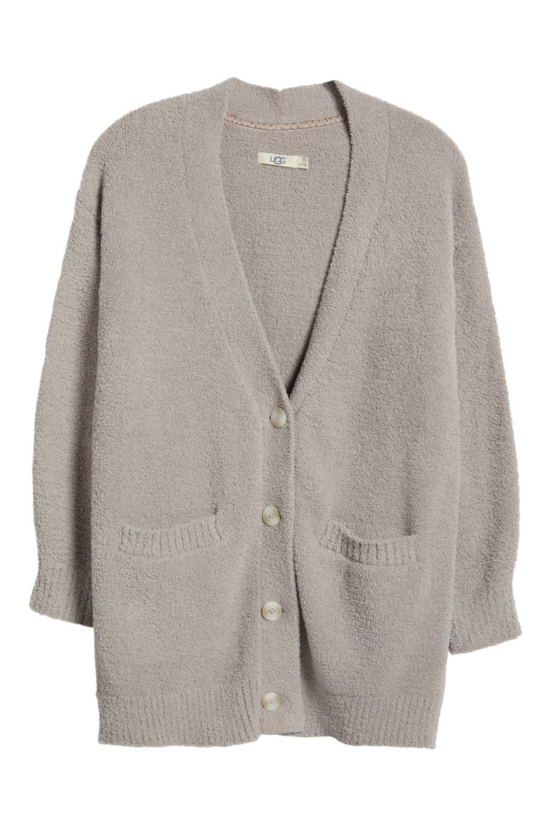 Joselyn Lounge Cardigan, Alternate, color, GRANITE
