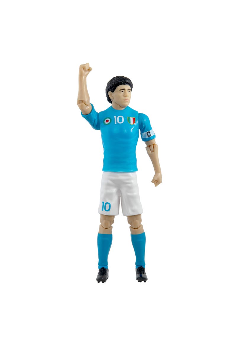 Sockers Legends Diego Maradona Napoli 8" Soccer Action Figure, Alternate, color, Blue