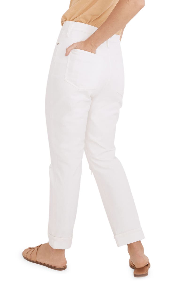 Madewell Ripped Slim Boyjeans, Alternate, color, 