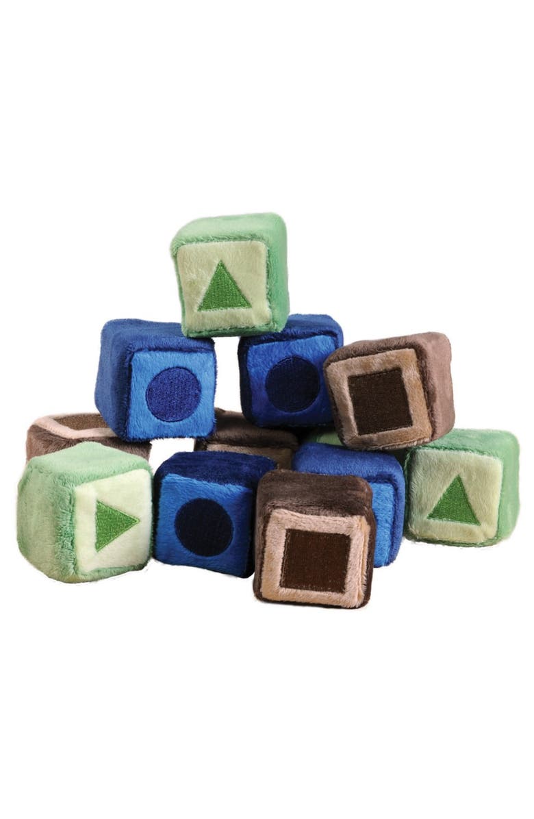 Kaplan Early Learning Company Soft Shape Blocks - 12 Pieces - 2" x 2", Main, color, Multicolored