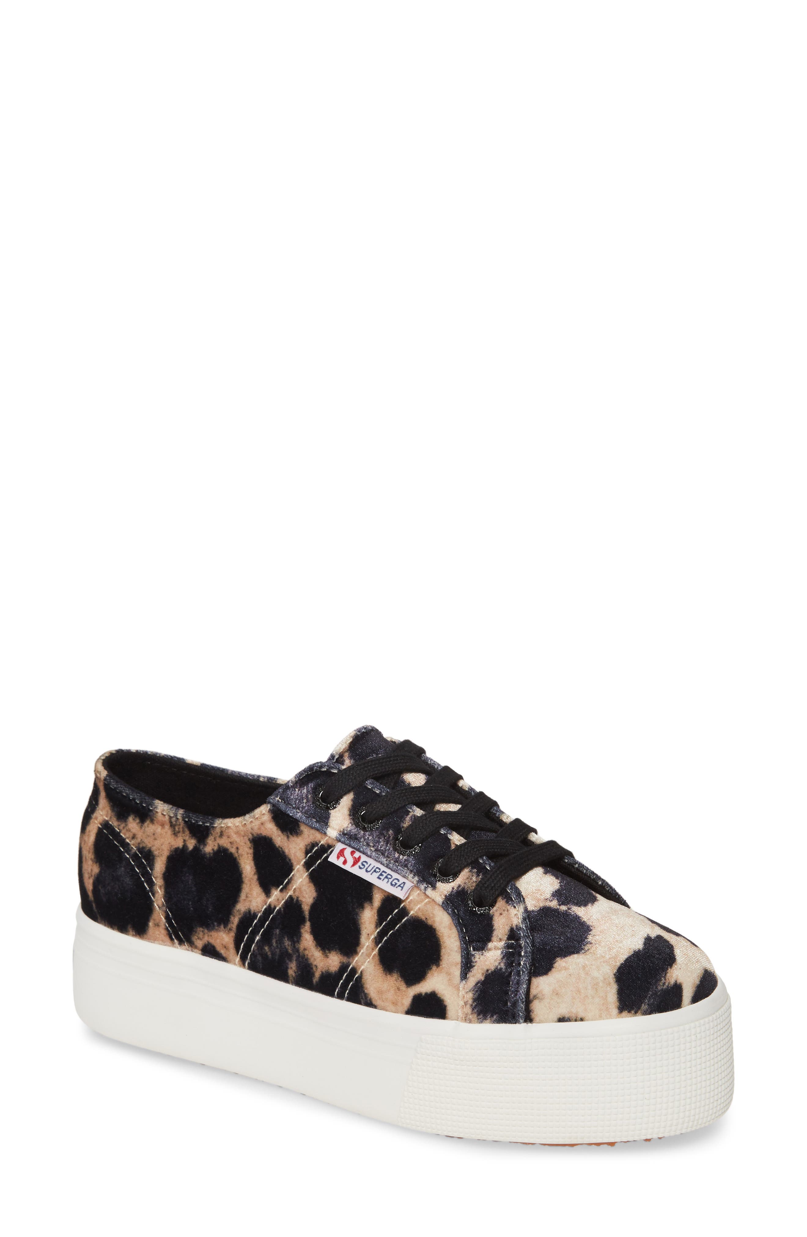 2790 Fanvelvet Platform Sneaker, Main, color, LEOPARD
