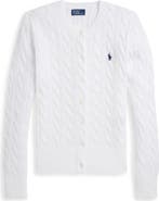 Polo Ralph Lauren Cable Cotton Crewneck Cardigan