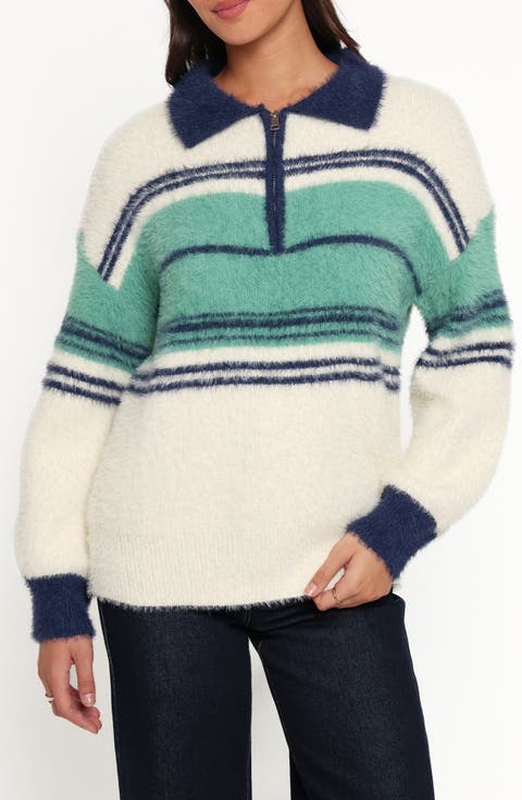 Vickie Quarter Zip Sweater