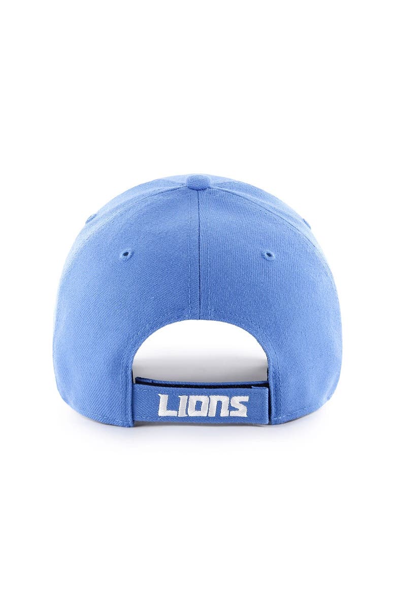 Men's '47 Blue Detroit Lions MVP Adjustable Hat, Alternate, color, Blue