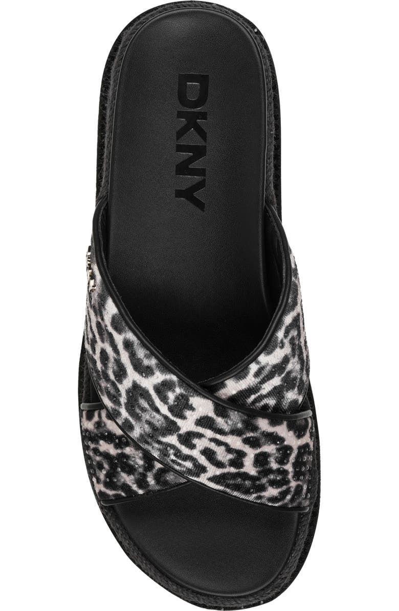 DKNY Berris Cross Band Slide Sandal, Alternate, color,
