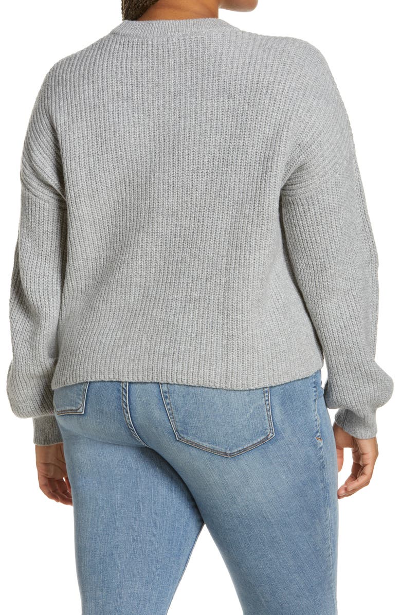 BP. Oversize Crewneck Sweater, Alternate, color,