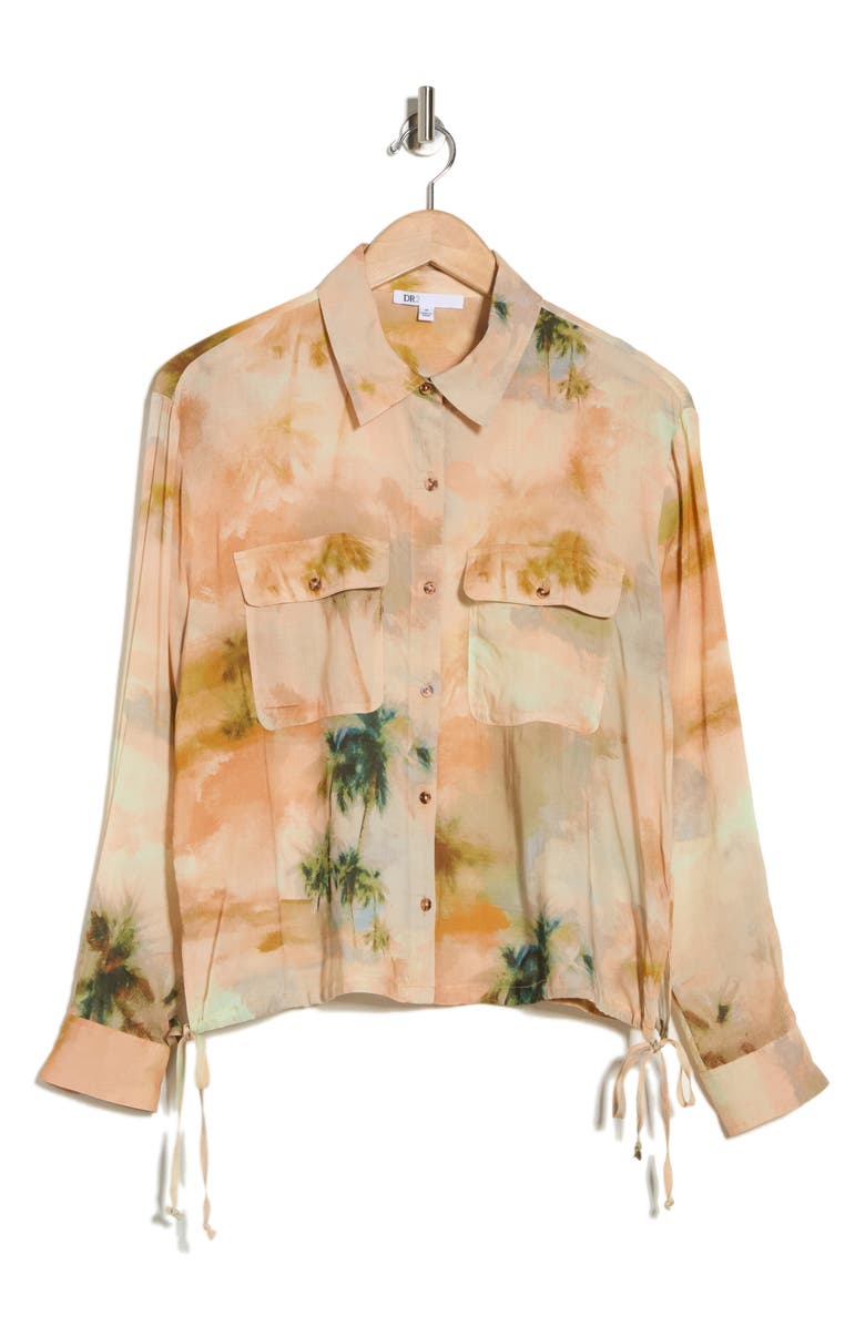 DR2 by Daniel Rainn Button-Up Shirt, Alternate, color, Terracotta