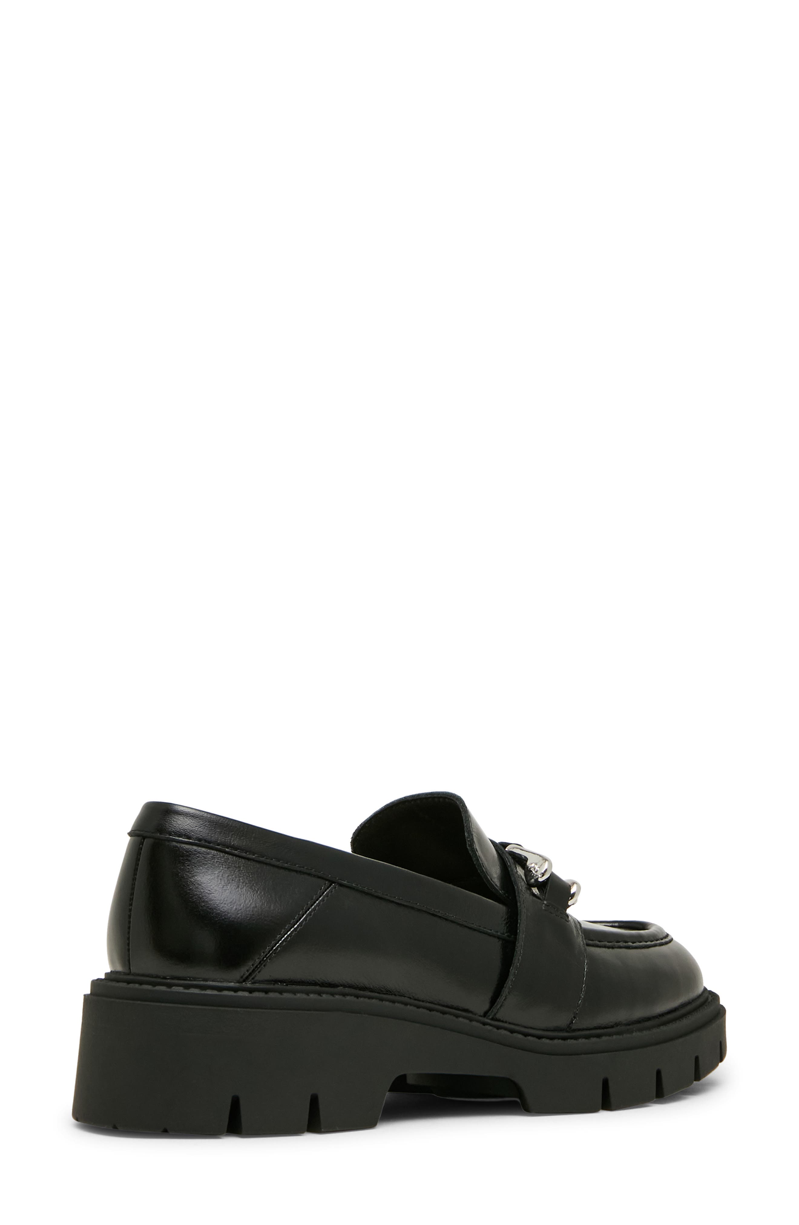 Kapri Leather Loafer, Alternate, color, BLACK LEATHER