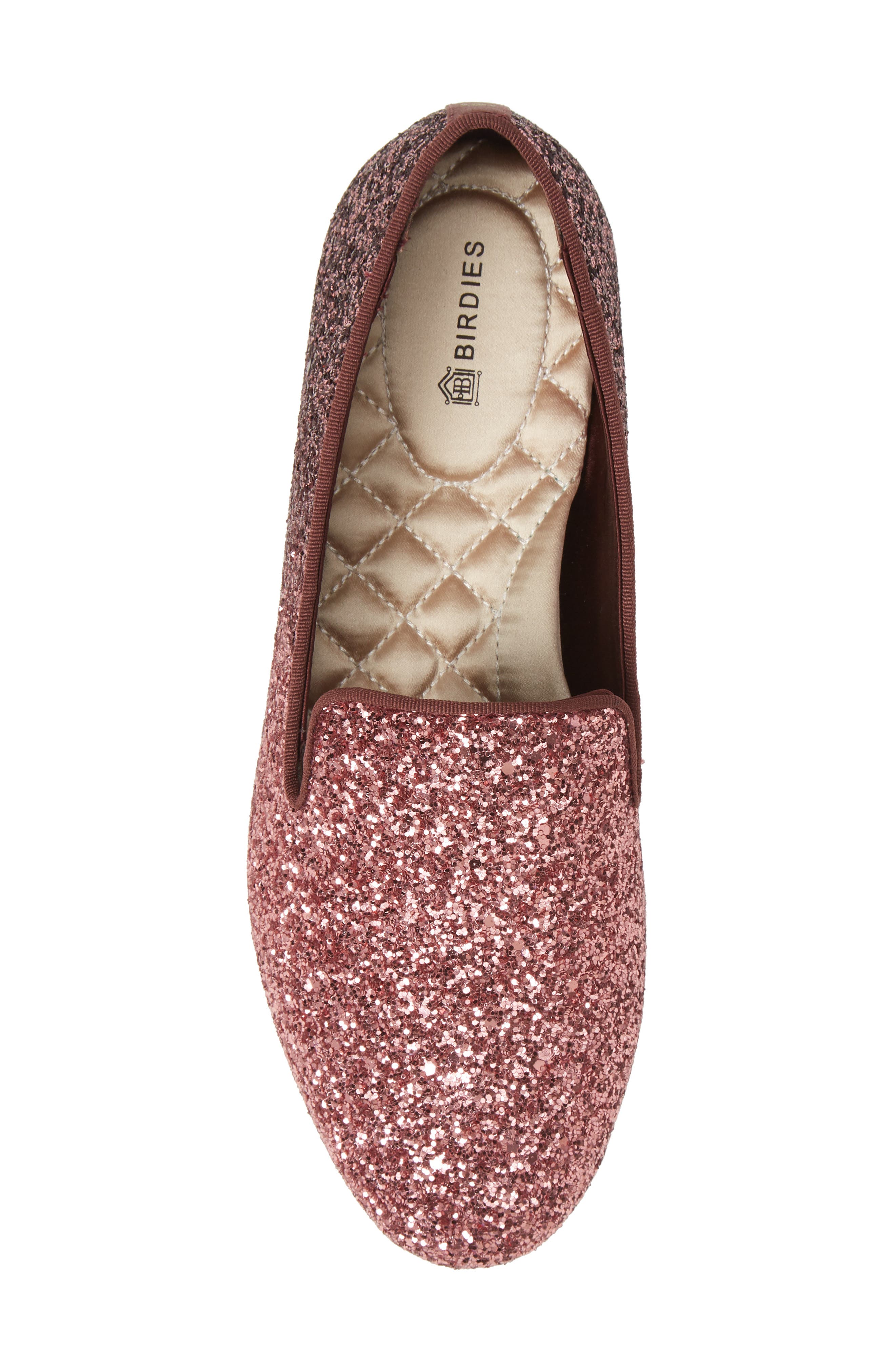 Birdies Starling Glitter Flat, Alternate, color, 
