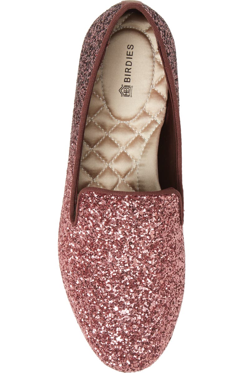 Birdies Starling Glitter Flat, Alternate, color,