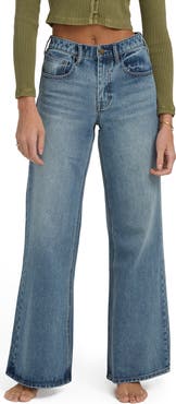 Billabong Free Fall High Waist Flare Leg Jeans