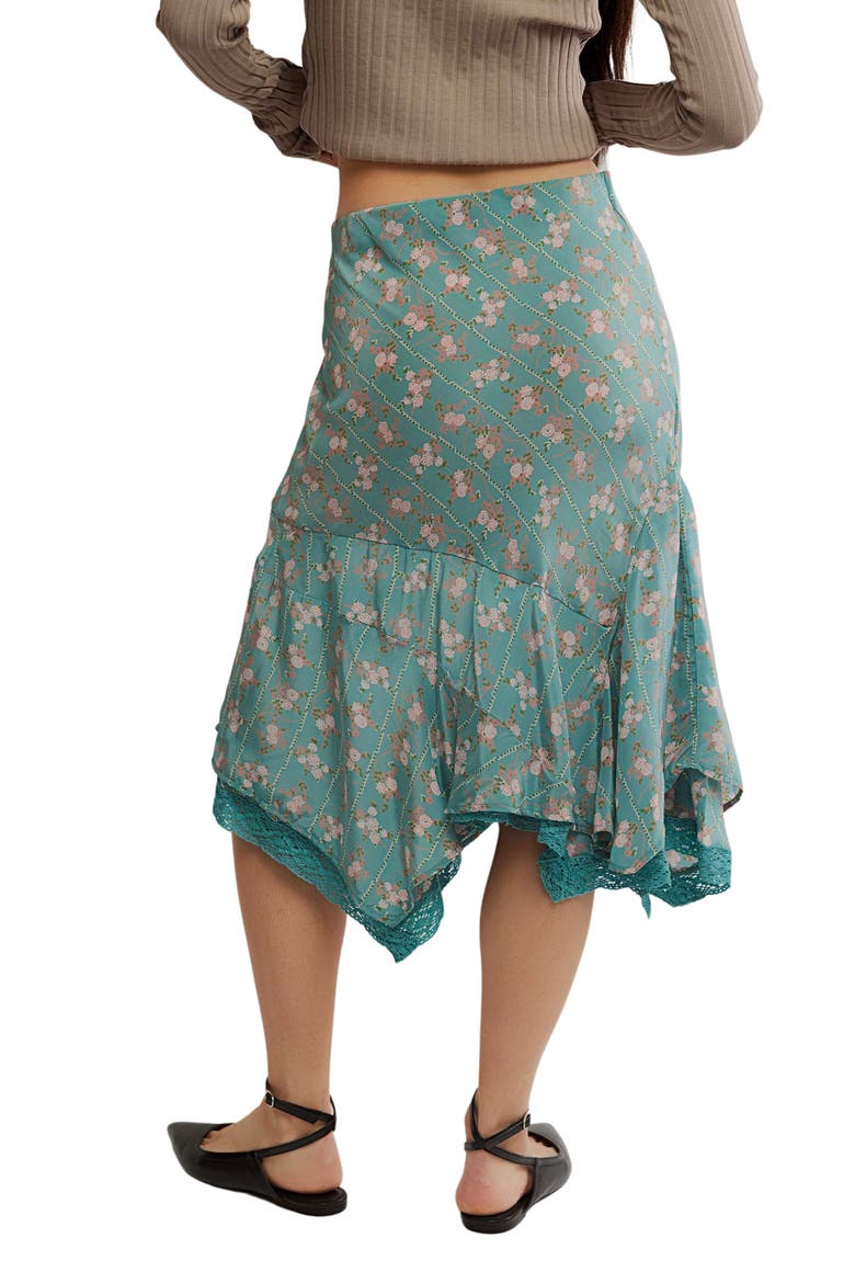 Bali Sweet Escape Asymmetric Hem Skirt, Alternate, color, MINERAL BLUE COMBO
