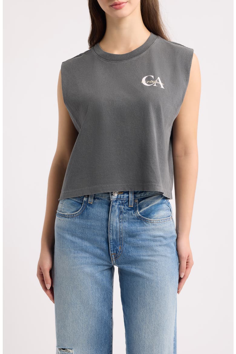 CA OR NOWHERE Muscle Tank, Main, color, FADED BLACK