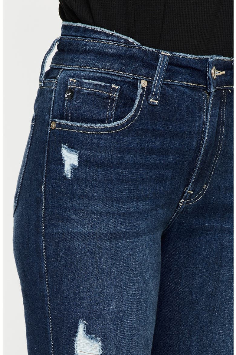 Akita High Rise Bootcut Stretch Jeans, Alternate, color, Dark Wash