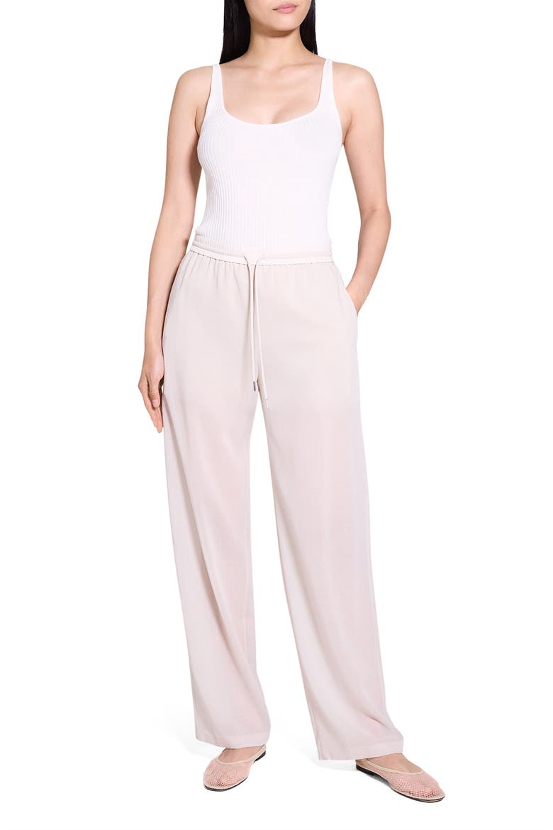 Wool Blend Drawstring Pants, Alternate, color, SAND