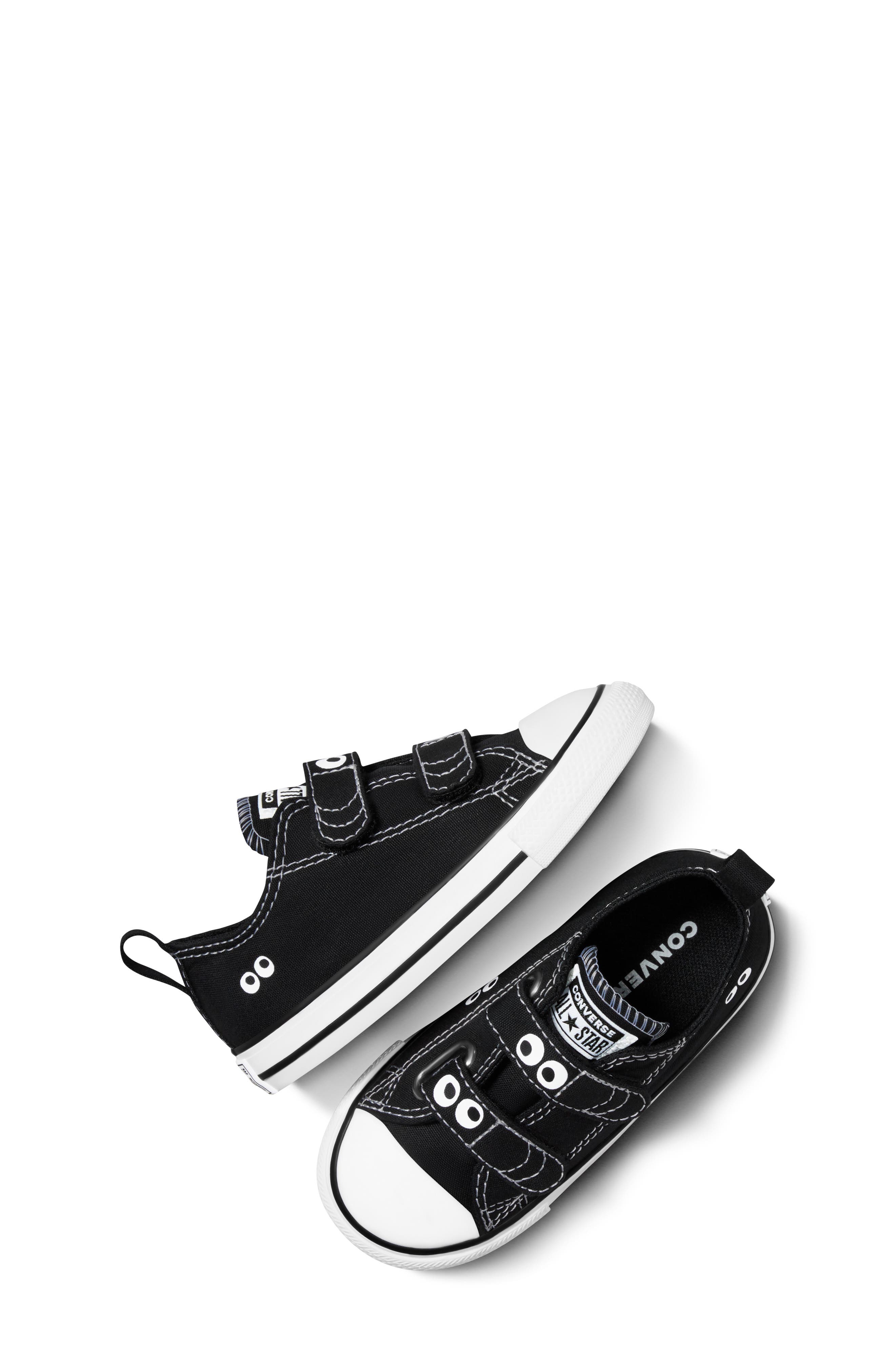 Converse Kids' Chuck Taylor<sup>®</sup> All Star<sup>®</sup> Ox Sneaker, Alternate, color, Black/White/Black