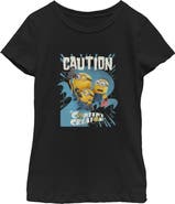 Minions & Monsters Girl's Minions & Monsters Alert Content Creator Graphic T-Shirt