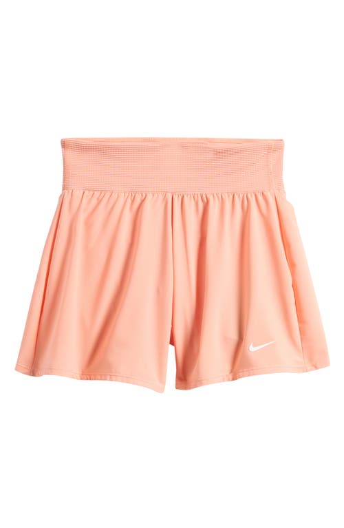 Nike Women's Girls' Dri-fit Shorts In Apricot Agate/white