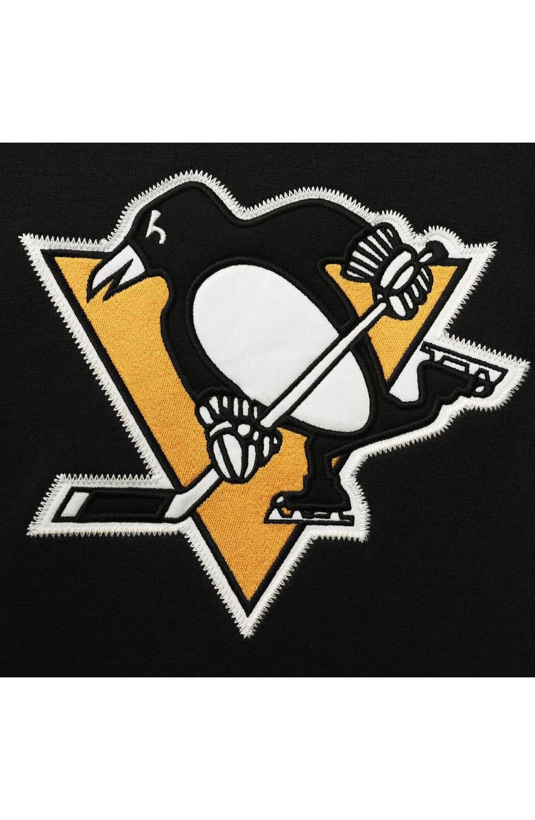 Outerstuff Youth Black Pittsburgh Penguins Ageless Must-Have Lace-Up Pullover Hoodie, Alternate, color, 