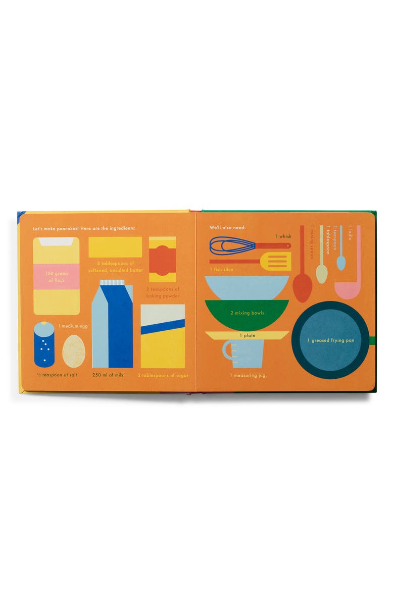 Phaidon Press 'Pancakes!: An Interactive Recipe Book' Board Book, Alternate, color, Blue/ Yellow
