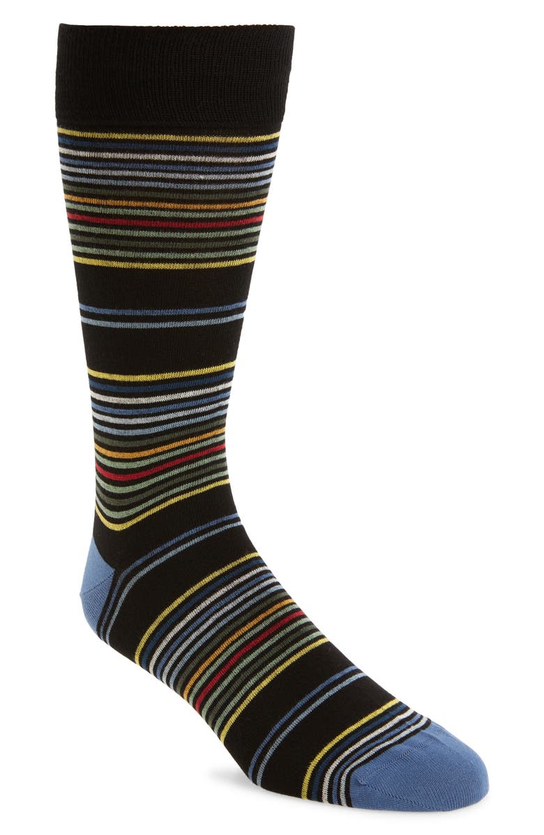Paul Smith Elton Stripe Crew Socks, Main, color,